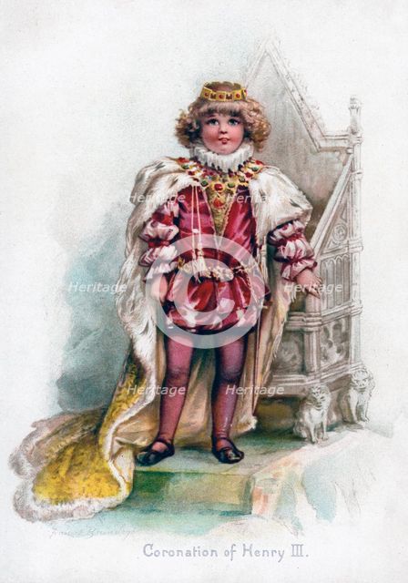 'Coronation of Henry III', 1897.Artist: Frances Brundage