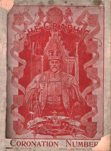Coronation of King Edward VII, cover of "The Graphic" magazine, 13 August 1902. Creator: Unknown