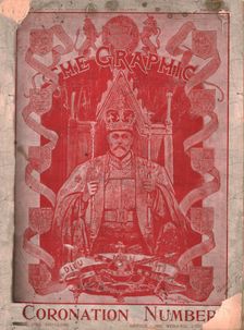 Coronation of King Edward VII, cover of "The Graphic" magazine, 13 August 1902. Creator: Unknown