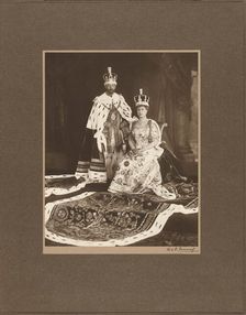 Coronation of King George V and Queen Mary, 1911. Creator: William Downey