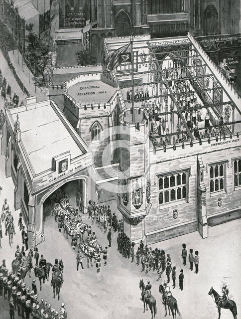 Coronation of King George V and Queen Mary, London, 1911. Creator: John Duncan.