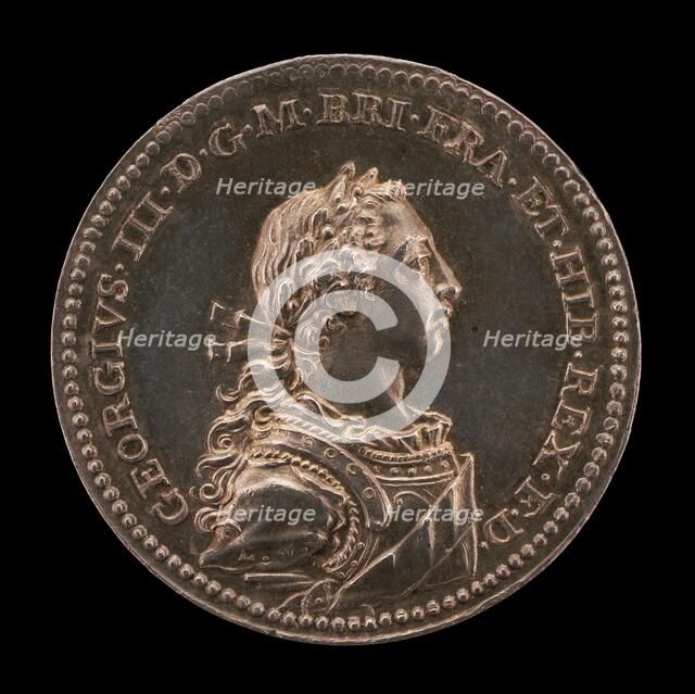 Coronation of King George III [obverse], 1761. Creator: Johann Lorenz Natter.