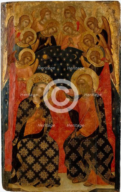 Coronation of Mary, 1360. Creator: Caterino Veneziano.