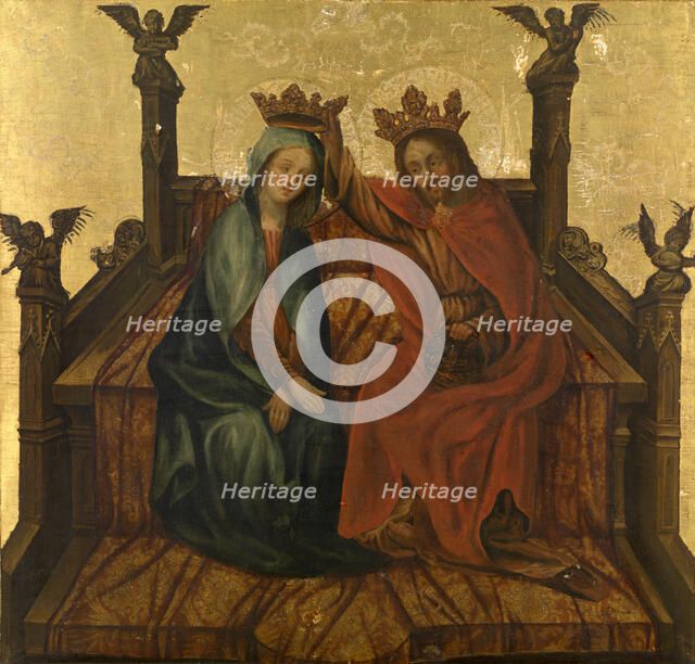 Coronation of Mary, 4th quarter 14th century. Creator: Anon.