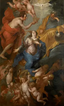 Coronation of Mary. Creator: Workshop of Thomas Willeboirts Bosschaert