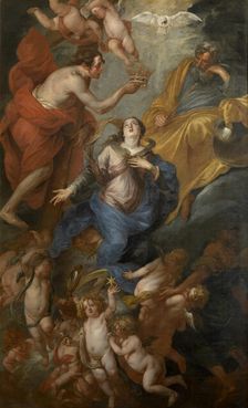 Coronation of Mary. Creator: Workshop of Thomas Willeboirts Bosschaert