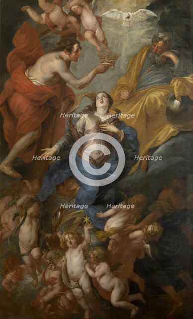 Coronation of Mary. Creator: Workshop of Thomas Willeboirts Bosschaert.