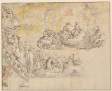 Coronation of Mary in Heaven, c1564-1565. Creator: Federico Zuccaro
