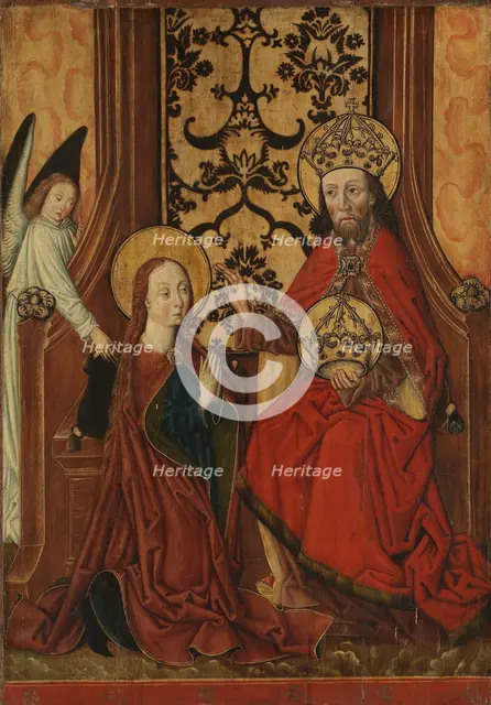 Coronation of Mary, probably between 1450 and 1500. Creator: Unknown.