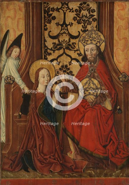 Coronation of Mary, probably between 1450 and 1500. Creator: Unknown.