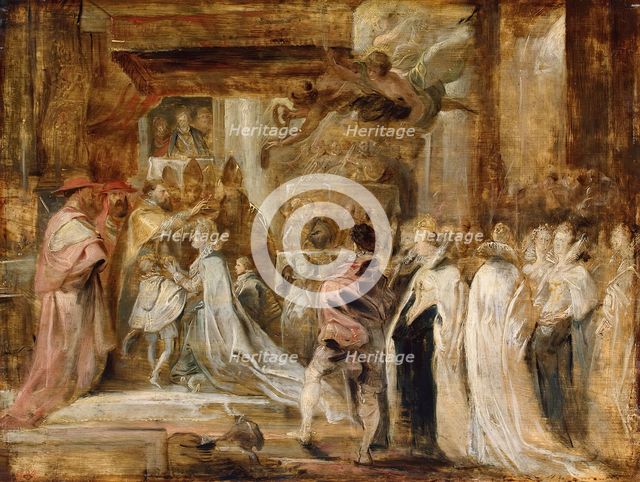 Coronation of Maria de' Medici, 1622. Creator: Peter Paul Rubens.