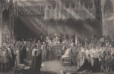 Coronation of Queen Victoria, 1842. Creator: Henry Thomas Ryall