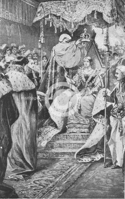 'Coronation of Queen Victoria, June 28, 1838', (1901).  Creator: Unknown.