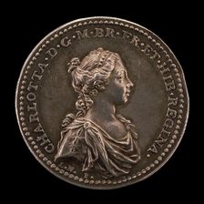 Coronation of Queen Charlotte [obverse], 1761. Creator: Johann Lorenz Natter