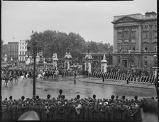 Coronation of Queen Elizabeth II, Buckingham Palace, The Mall, City of Westminster, London, 1953. Creator: Ministry of Works