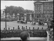 Coronation of Queen Elizabeth II, Buckingham Palace, The Mall, City of Westminster, London, 1953. Creator: Ministry of Works