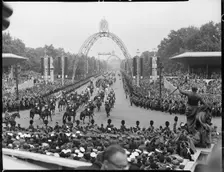 Coronation of Queen Elizabeth II, Buckingham Palace, The Mall, City of Westminster, London, 1953. Creator: Ministry of Works
