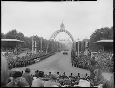Coronation of Queen Elizabeth II, Buckingham Palace, The Mall, City of Westminster, London, 1953. Creator: Ministry of Works