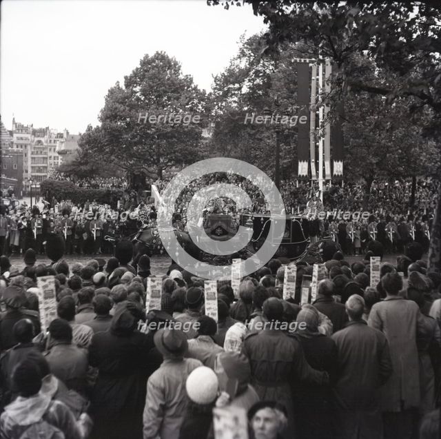 Coronation of Queen Elizabeth II, London, 2 June 1953.  Creator: Arthur Charles Kirby Ware.