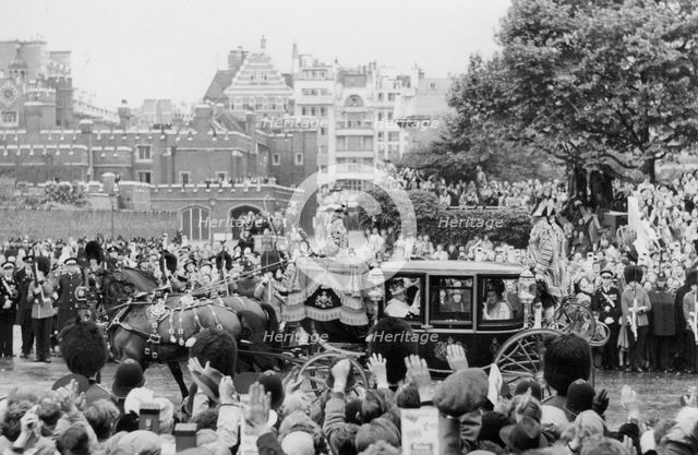 Coronation of Queen Elizabeth II, London, Tuesday 2nd June 1953.  Creator: Arthur Charles Kirby Ware.