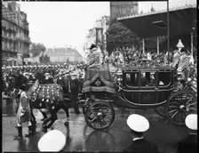 Coronation of Queen Elizabeth II, Parliament Square, City of Westminster, London, 1953. Creator: Ministry of Works