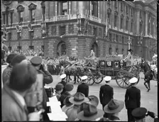Coronation of Queen Elizabeth II, Parliament Square, City of Westminster, London, 1953. Creator: Ministry of Works