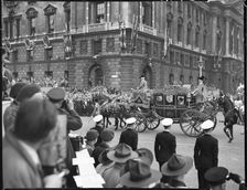 Coronation of Queen Elizabeth II, Parliament Square, City of Westminster, London, 1953. Creator: Ministry of Works