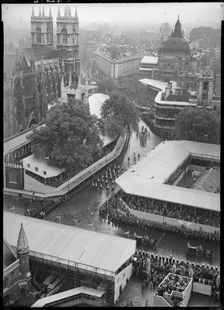 Coronation of Queen Elizabeth II, Parliament Square, City of Westminster, London, 1953. Creator: Ministry of Works