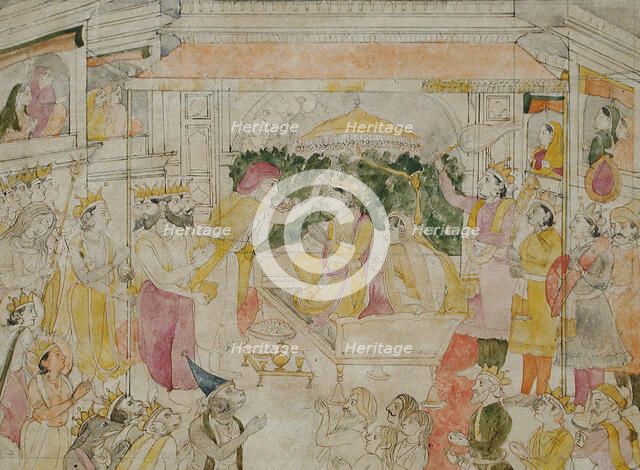 Coronation of Rama, c1825. Creator: Unknown.