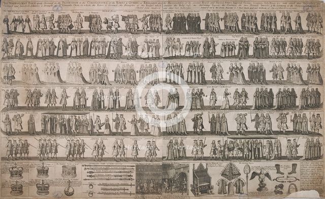 Coronation procession, 1760. Artist: Anon