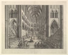 Coronation Procession of Charles II, 1662. Creator: Wenceslaus Hollar