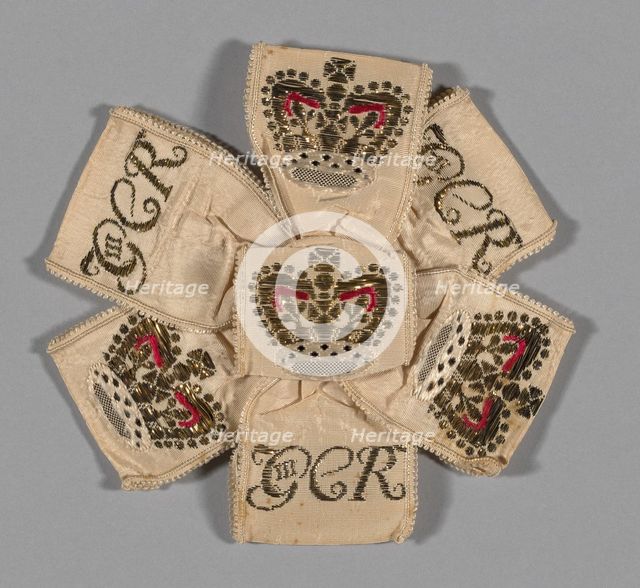 Coronation Ribbon, England, 1761. Creator: Unknown.