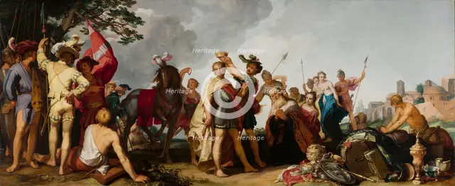 Coronation Scene, 1629. Creator: Abraham Bloemaert.