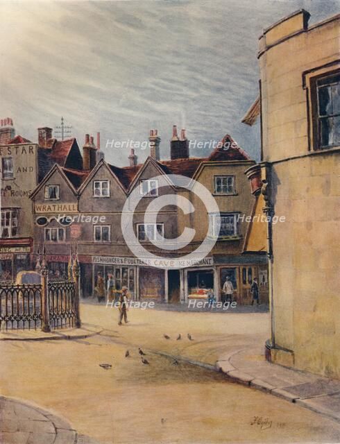 'Coronation Stone, Kingston', 1911, (1914). Artist: James S Ogilvy.