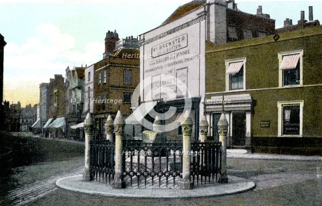 Coronation Stone, Kingston upon Thames, London, 20th Century. Artist: Unknown