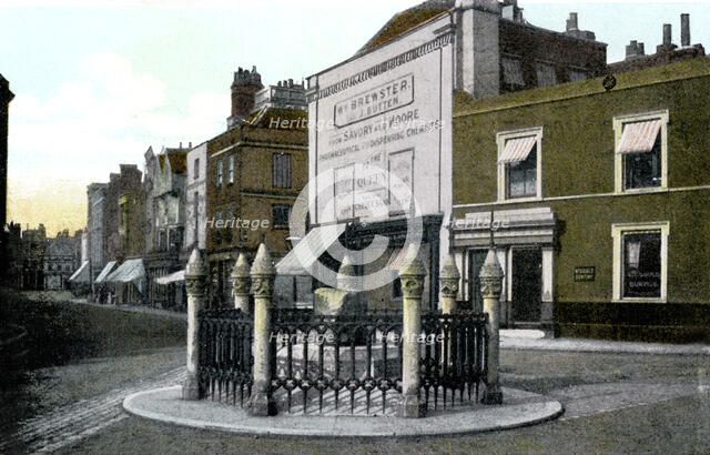 Coronation Stone, Kingston upon Thames, London, 20th Century. Artist: Unknown