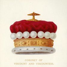 Coronet of Viscount and Viscountess c1911. Creator: Unknown
