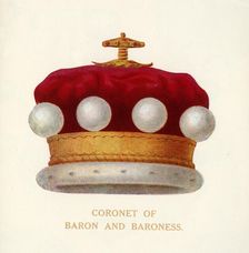 Coronet of Baron and Baroness c1911. Creator: Unknown