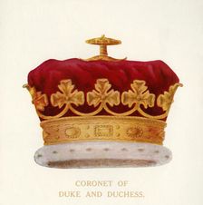 Coronet of Duke and Duchess c1911. Creator: Unknown