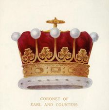 Coronet of Earl and Countess c1911. Creator: Unknown