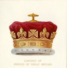 Coronet of Princes of Great Britain c1911. Creator: Unknown