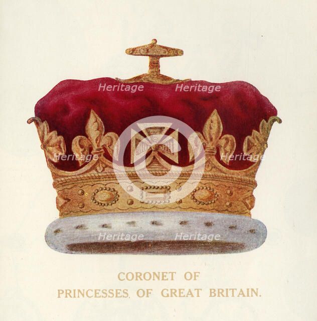 'Coronet of Princesses of Great Britain', c1911. Creator: Unknown.