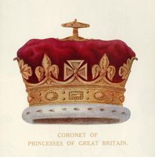 Coronet of Princesses of Great Britain c1911. Creator: Unknown