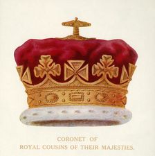 Coronet of Royal Cousins of Their Majesties c1911. Creator: Unknown