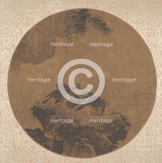 Cormorants on Rock. Creator: Unknown.