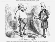 Corn versus Chaff 1860. Creator: Unknown