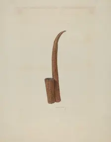 Corn-cob Pipe, c. 1939. Creator: Harold Weisenborn