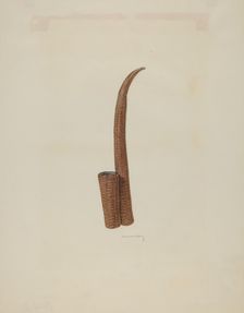Corn-cob Pipe, c. 1939. Creator: Harold Weisenborn