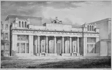 Corn Exchange, Mark Lane, City of London, 1827. Artist: V Bartholomew