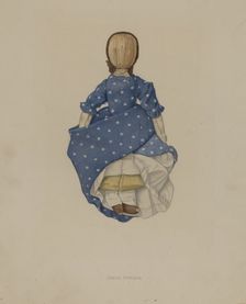 Corn Husk Doll, 1935/1942. Creator: Jacob Gielens